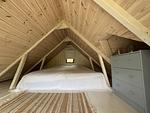 Schlafbereich unter dem Dach im Hus Sinnermåla - Hus Sinnermåla - Top-Hundeurlaub
