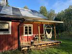 Terrasse am Ferienhaus Hus Blommekulla bei Högsby – Natururlaub in Småland - Hus Blommekulla - Top-Hundeurlaub