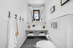 Badezimmer - Ferienhaus Cube23 Olpenitz - Top-Hundeurlaub