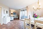 Wohnzimmer - Haus Kliffhues Whg. 4 - Top-Hundeurlaub