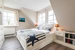 Schlafzimmer - Haus Kliffhues Whg. 4 - Top-Hundeurlaub
