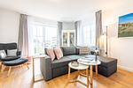 Wohnzimmer - Haus Nordhedig 1, Whg. 3 - Top-Hundeurlaub