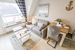 Wohnzimmer - Haus Norderstrasse 61, Whg. 8 - Top-Hundeurlaub