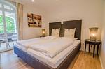 Schlafzimmer - Residenz Bismarck, Whg. 12a - Top-Hundeurlaub
