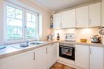 Küche / Küchenzeile - Haus Grenzkrug, Haushälfte 4a - Top-Hundeurlaub