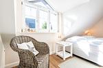 Schlafzimmer - Haus Grenzkrug, Haushälfte 4a - Top-Hundeurlaub