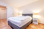 Schlafzimmer - Haus Grenzkrug, Haushälfte 4a - Top-Hundeurlaub