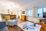 Wohnzimmer - Friesenhaus Käpt'n Hahn, Hausteil 02 - Top-Hundeurlaub