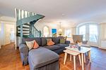 Wohnzimmer - Friesenhaus Käpt'n Hahn, Hausteil 06 - Top-Hundeurlaub