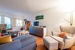 Wohnzimmer - Friesenhaus Käpt'n Hahn, Hausteil 06 - Top-Hundeurlaub