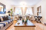 Wohnzimmer - Haus Bötticher Straße Whg.01 - Top-Hundeurlaub