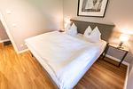 Schlafzimmer - Erich Johannsen Wai Whg. 4 - Top-Hundeurlaub
