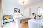 Schlafzimmer - DünenBude - Top-Hundeurlaub