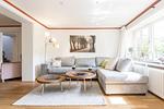 Wohnzimmer - Haus Norderstraße 77 - Top-Hundeurlaub