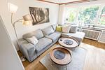 Wohnzimmer - Haus Norderstraße 77 - Top-Hundeurlaub