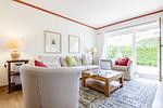 Wohnzimmer - Haus Norderstraße 77 - Top-Hundeurlaub