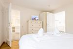 Schlafzimmer - Haus Norderstraße 77 - Top-Hundeurlaub