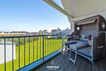 Balkon - Ferienwohnung Haus Seepferdchen Olpenitz - Top-Hundeurlaub