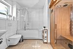 Badezimmer - Ferienwohnung Haus Seepferdchen Olpenitz - Top-Hundeurlaub