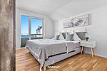 Schlafzimmer - Ferienwohnung Haus Seepferdchen Olpenitz - Top-Hundeurlaub