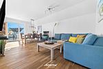 Wohnzimmer - Ferienwohnung Haus Seepferdchen Olpenitz - Top-Hundeurlaub