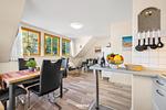 Küche / Küchenzeile - Ferienwohnung Kleine Welle Schönberger Strand - Top-Hundeurlaub