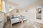 Schlafzimmer - Ferienwohnung Kleine Welle Schönberger Strand - Top-Hundeurlaub