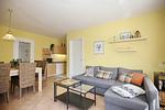 Blick in den Wohn- und Essbereich - Wohnung 43 - Top-Hundeurlaub