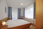 erstes Schlafzimmer - Wohnung 43 - Top-Hundeurlaub