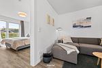 Wohnzimmer - Ferienwohnung Sprotte 1 Olpenitz - Top-Hundeurlaub