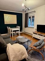 Wohnzimmer - Ferienhaus "Hagen" in Schkopau mit 3 Schlafzimmern - Top-Hundeurlaub