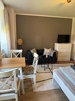 Wohnzimmer - Einfaches Appartement "Hannes" in Halle inklusive Parkplatz - Top-Hundeurlaub