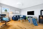 Wohnzimmer - Ferienwohnung Strandperle, App. 3 Olpenitz - Top-Hundeurlaub