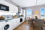 Küche / Küchenzeile - Ferienwohnung Strandperle, App. 3 Olpenitz - Top-Hundeurlaub