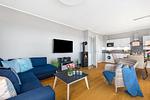 Wohnzimmer - Ferienwohnung Strandperle, App. 3 Olpenitz - Top-Hundeurlaub