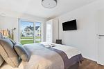 Schlafzimmer - Ferienhaus Kaptains Strandhuus Olpenitz - Top-Hundeurlaub