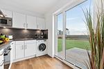 Küche / Küchenzeile - Ferienhaus Kaptains Strandhuus Olpenitz - Top-Hundeurlaub