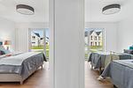 Schlafzimmer - Ferienhaus Kaptains Strandhuus Olpenitz - Top-Hundeurlaub