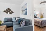 Schlafzimmer - Ferienhaus Kaptains Strandhuus Olpenitz - Top-Hundeurlaub