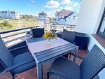 Balkon - Atlantik - Strandstr. 15, App. 8 - Top-Hundeurlaub