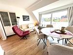 Wohnzimmer - „Sunny Side“ - Seestraße 2B, App. 24 - Top-Hundeurlaub