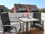 Balkon - "Little Beach Cottage" - Seestr. 6 D, App. 23 - Top-Hundeurlaub