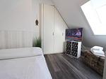 Schlafzimmer - "Little Beach Cottage" - Seestr. 6 D, App. 23 - Top-Hundeurlaub