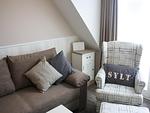 Wohnzimmer - "Little Beach Cottage" - Seestr. 6 D, App. 23 - Top-Hundeurlaub