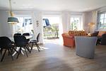 Wohnzimmer - Haus Meeresbrise - Westerstr. 26a, App. 4 - Top-Hundeurlaub