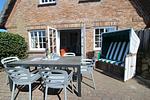 Terrasse - Haus Meeresbrise - Westerstr. 26a, App. 4 - Top-Hundeurlaub