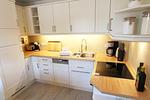 Küche / Küchenzeile - COZY COTTAGE am Dorfteich - Bi Kiar 2a - Top-Hundeurlaub