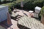 Terrasse - COZY COTTAGE am Dorfteich - Bi Kiar 2a - Top-Hundeurlaub