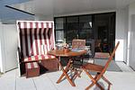 Terrasse - Atlantik   - Strandstr. 17, App. 18 - Top-Hundeurlaub