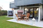 Terrasse - Atlantik   - Strandstr. 17, App. 18 - Top-Hundeurlaub